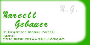 marcell gebauer business card